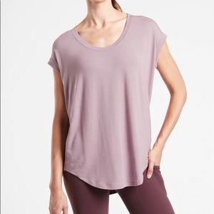 Athleta cloudlight stratus tee XS NWT